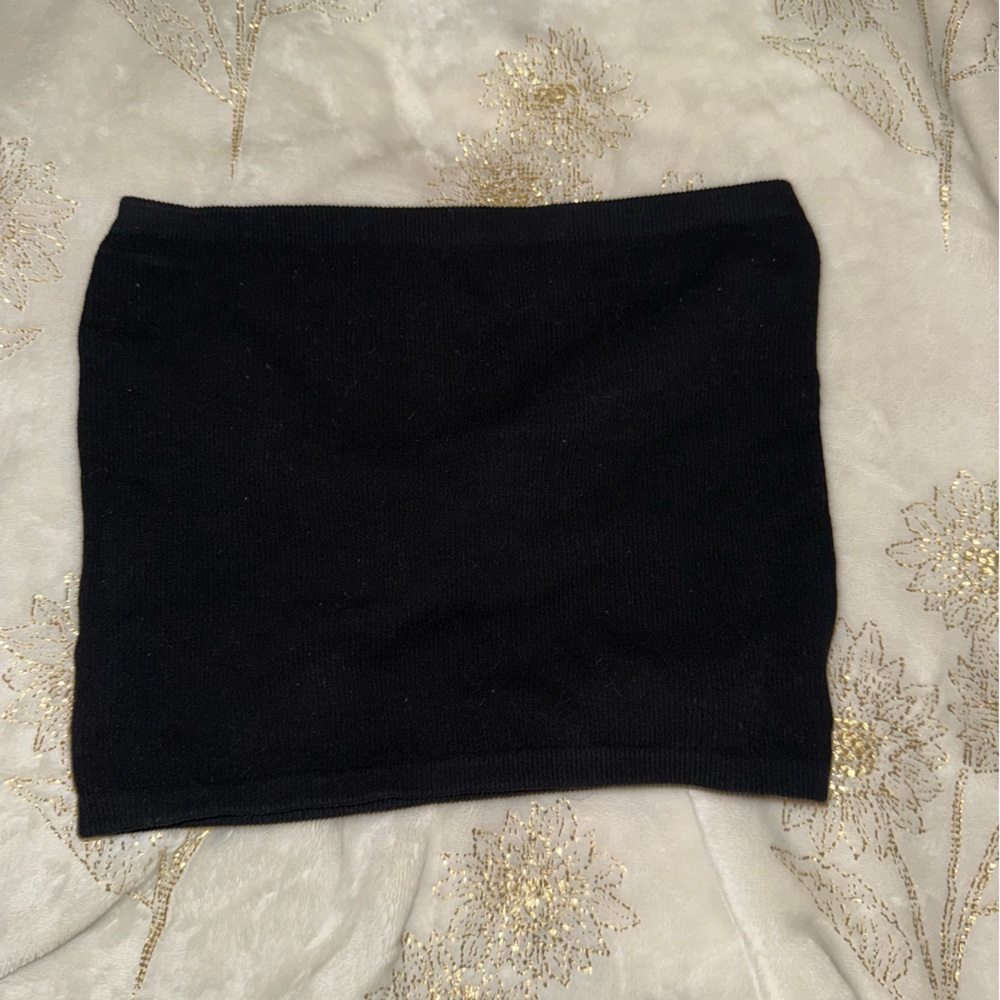 Essentials Classic Black Tube Top